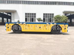 輪胎式無(wú)軌電動(dòng)平車